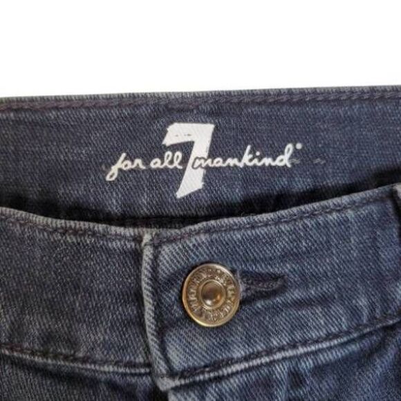 7 For All Mankind Men’s The Straight Vintage Perennial Dark Wash Jeans 34 - Picture 7 of 11
